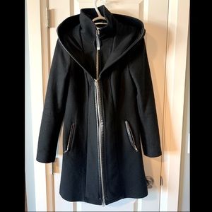 XS Mackage Black Wool Coat, purchased in 2015